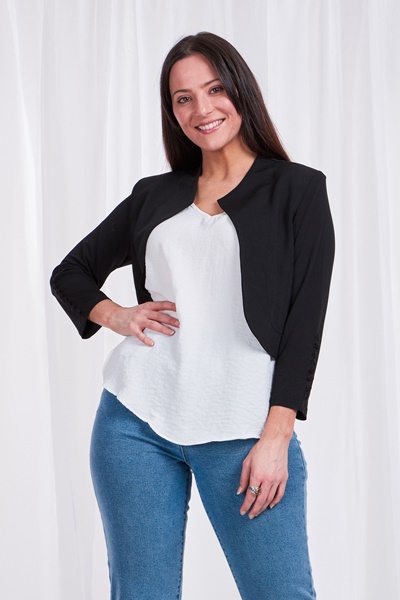 3/4 SLEEVE BOLERO