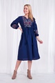 3/4 Sleeve Embroidery Dress