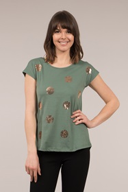 Sequin Polka Dot Tee