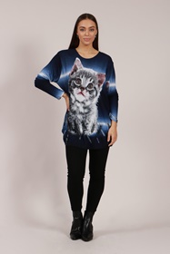 Long Sleeve Printed Top
