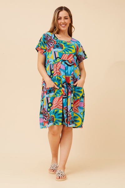 AARNA FLORAL PRINT DRESS