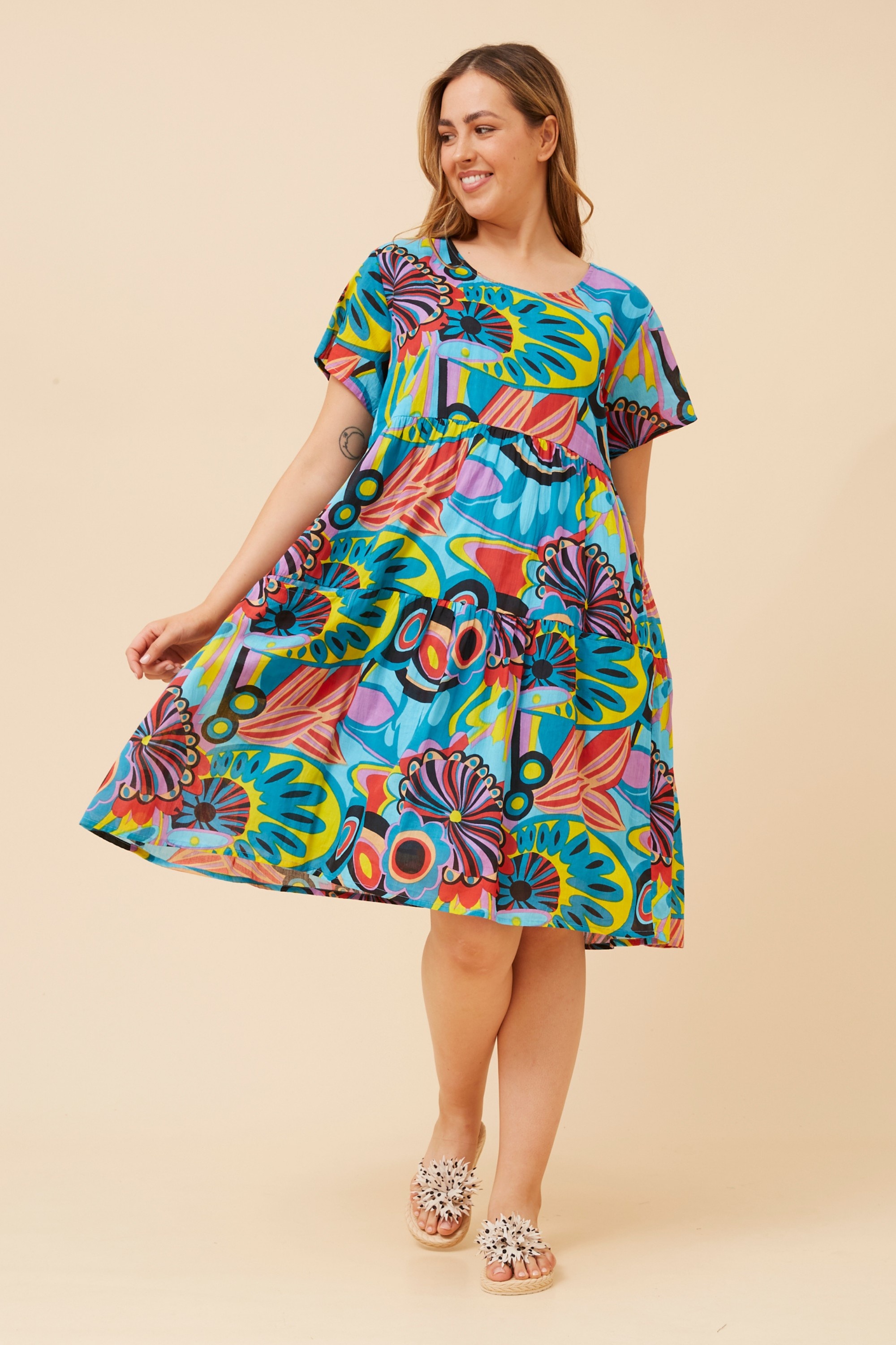 AARNA FLORAL PRINT DRESS