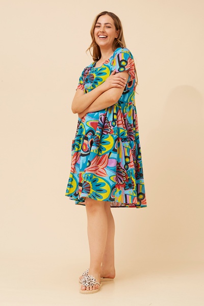AARNA FLORAL PRINT DRESS