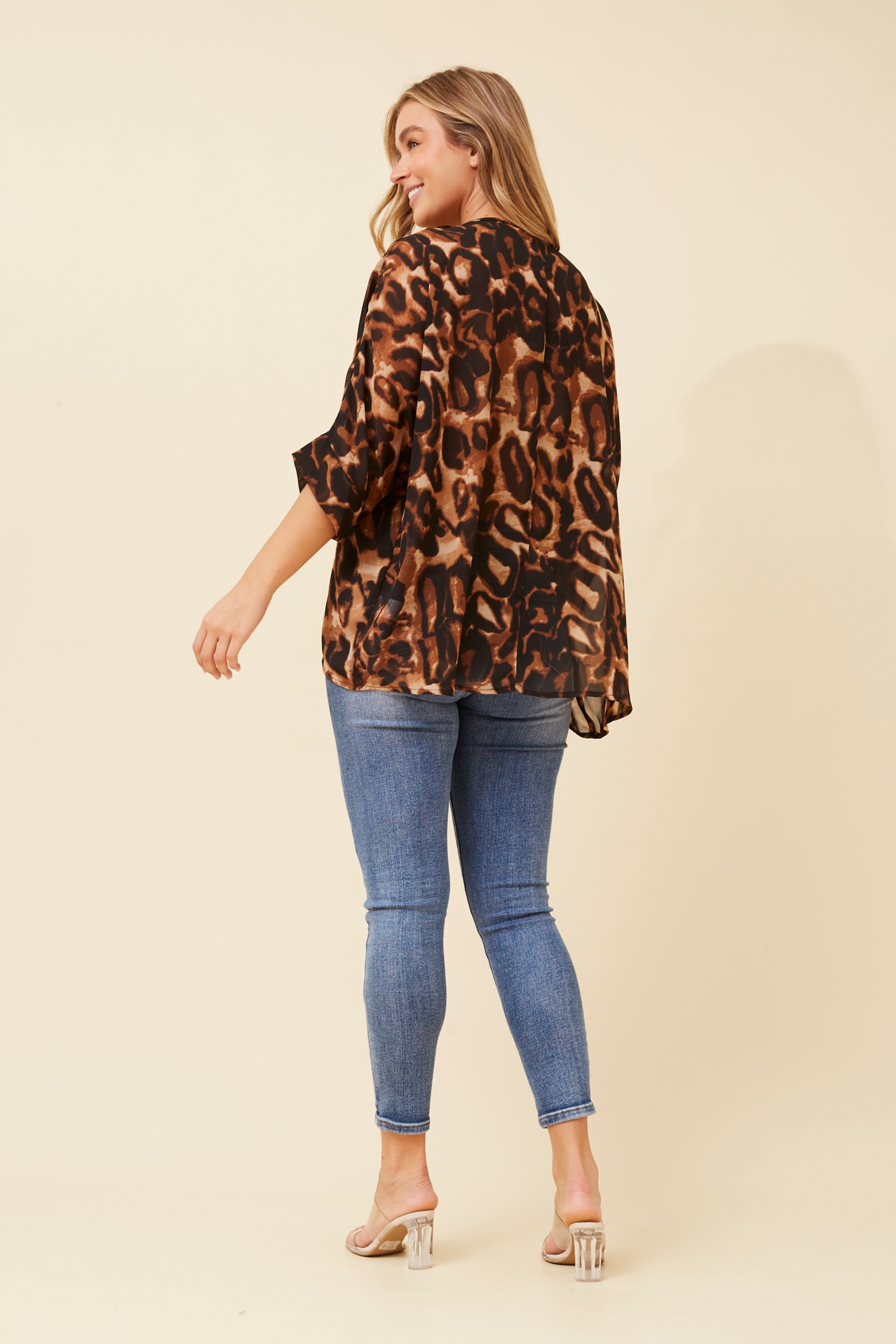 ABBY ANIMAL PRINT TOP