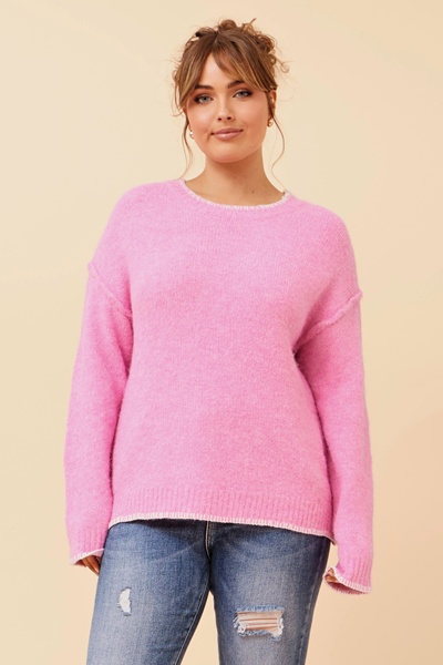 ABILENE WOOL BLEND KNIT PULLOVER