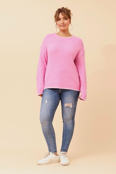 ABILENE WOOL BLEND KNIT PULLOVER