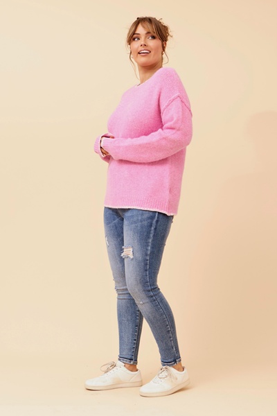 ABILENE WOOL BLEND KNIT PULLOVER