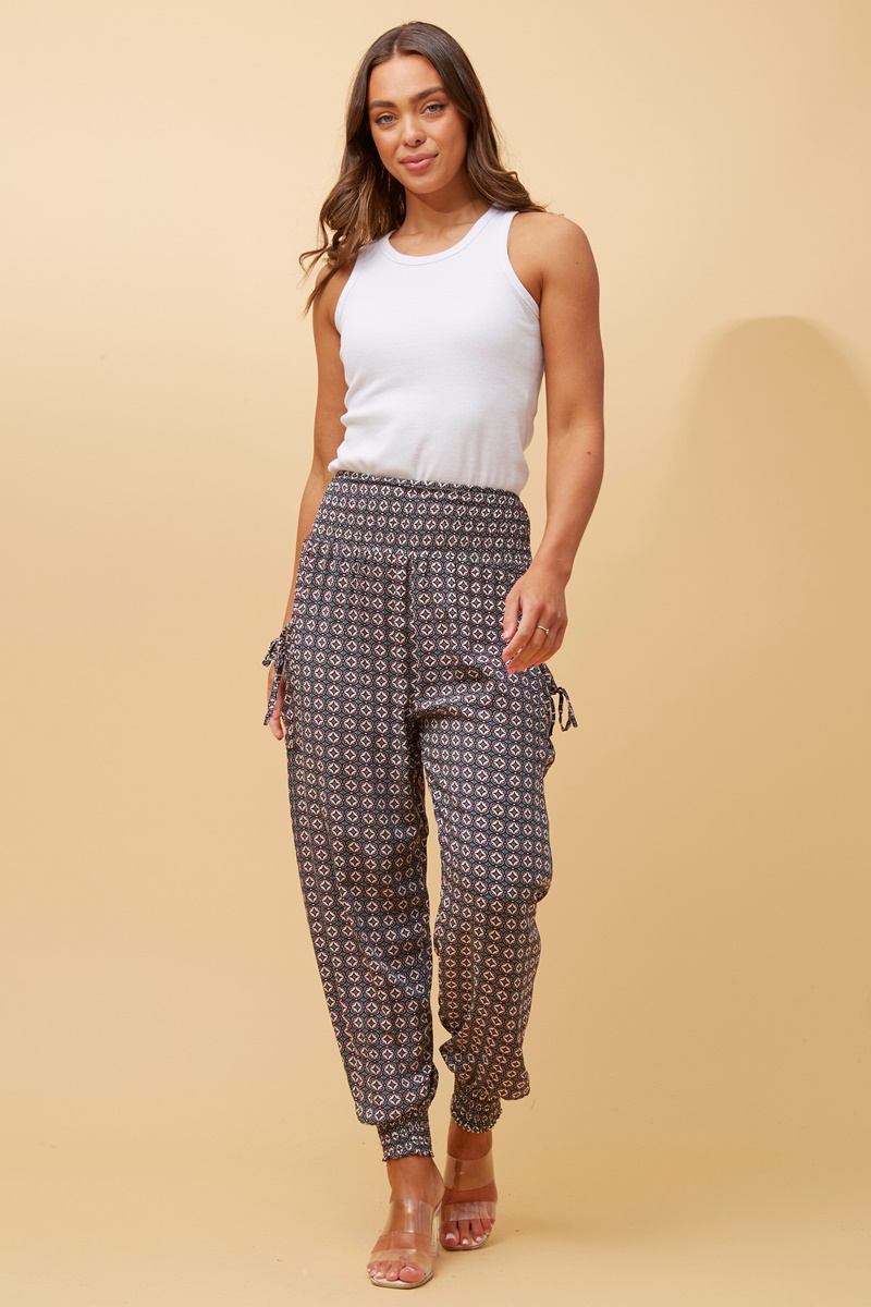 Our layered pant looks like a wrap pant! Absolutely stunning look