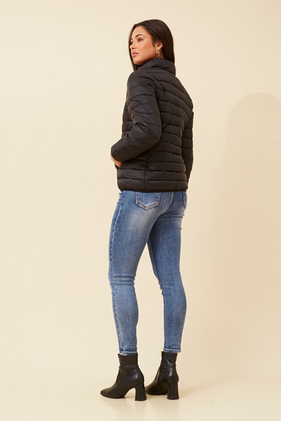 ADAYA SOLID PUFFER JACKET