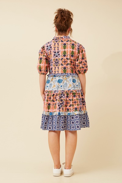 ADIRA FLORAL SHIRT DRESS