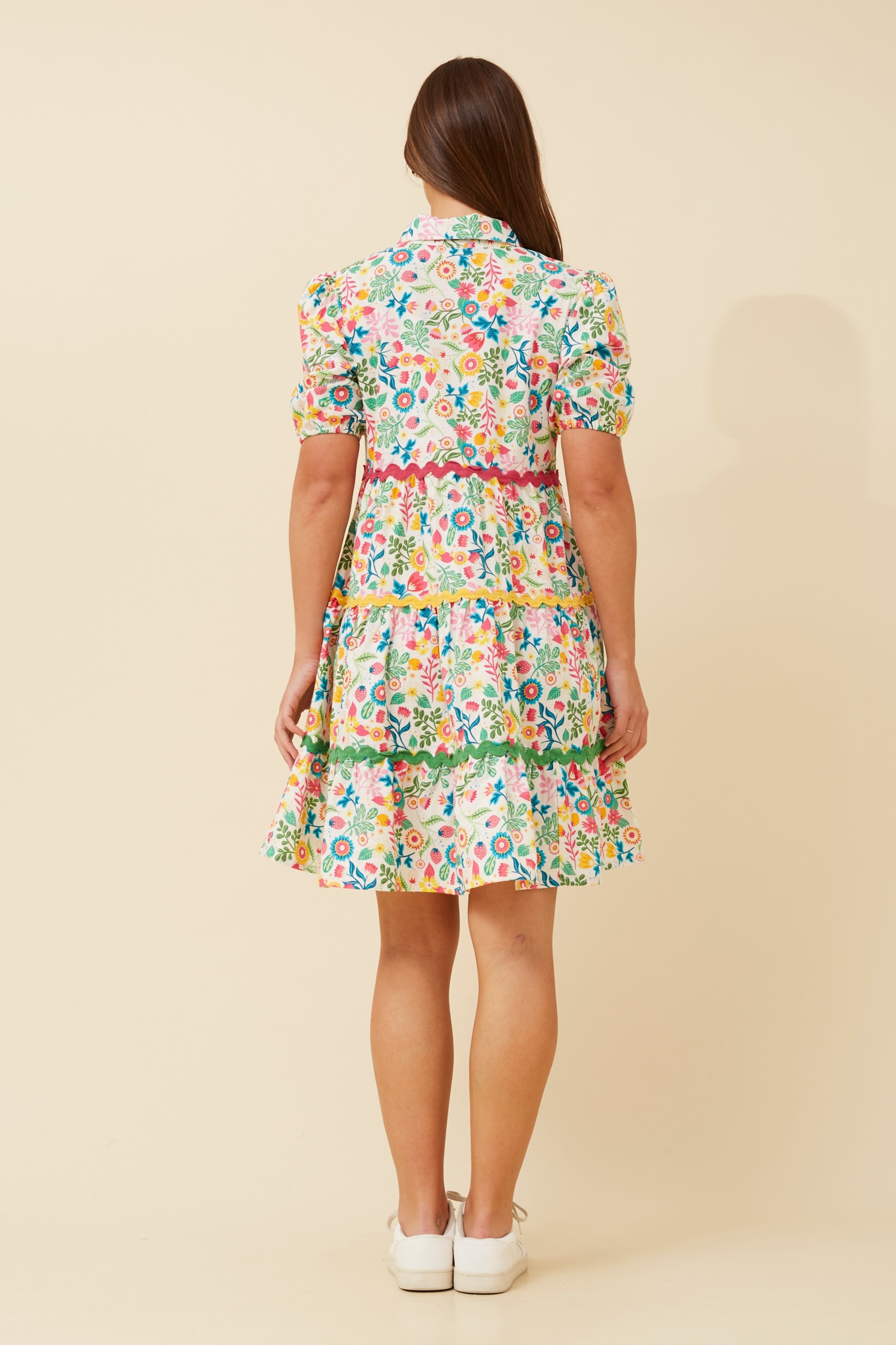 ADIRA FLORAL SHORT DRESS