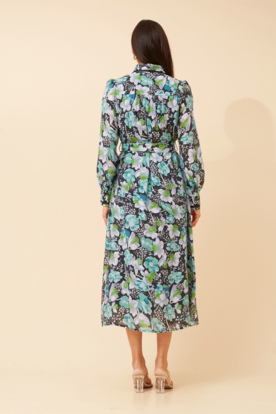 AGATHA FLORAL SHIRT DRESS