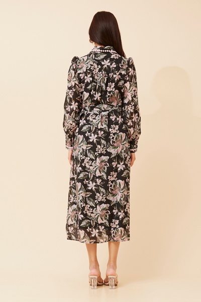 AGATHA FLORAL SHIRT DRESS