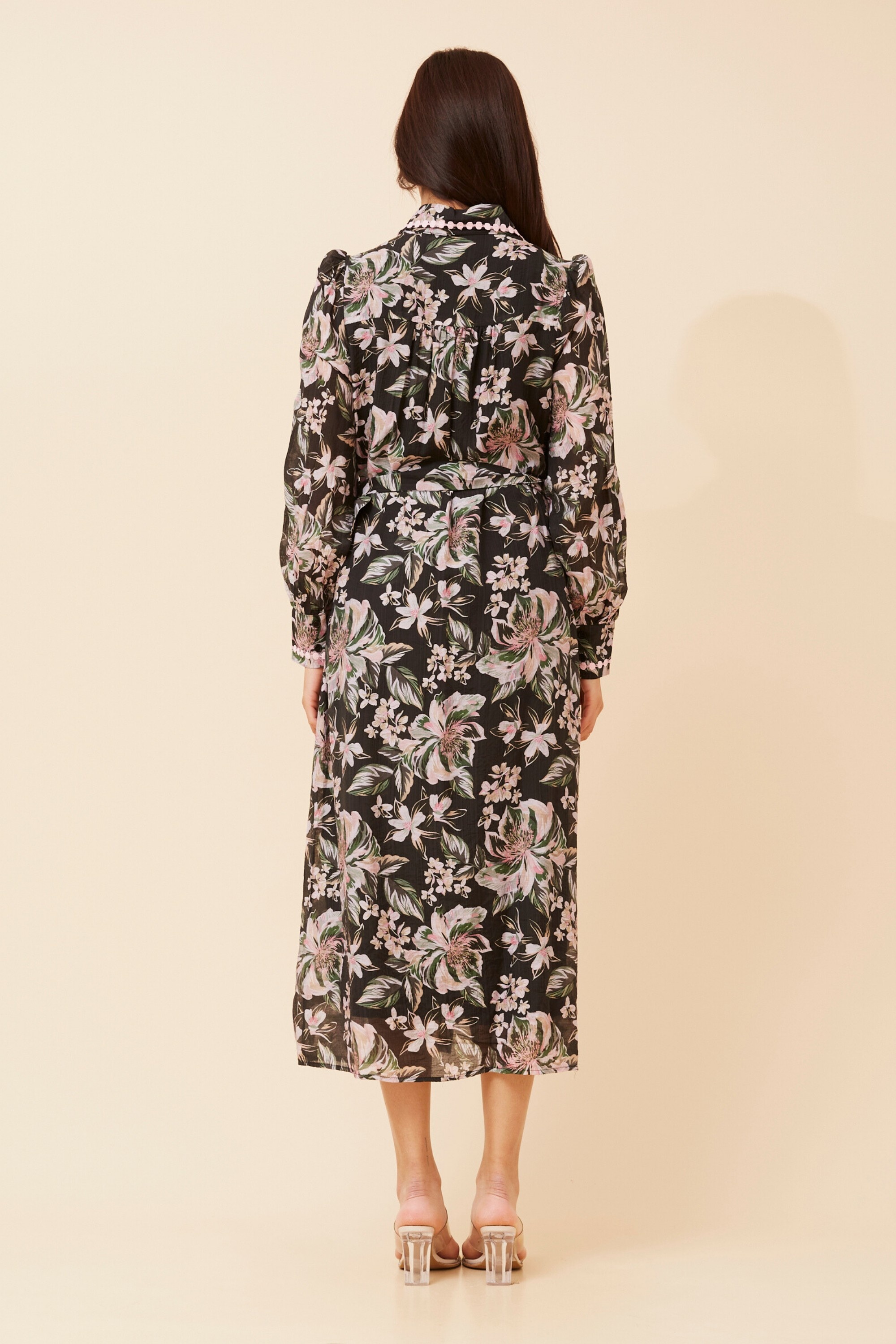 AGATHA FLORAL SHIRT DRESS