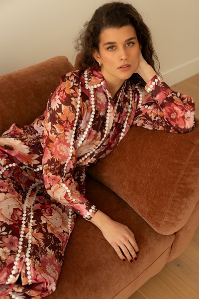 AGATHA FLORAL SHIRT DRESS