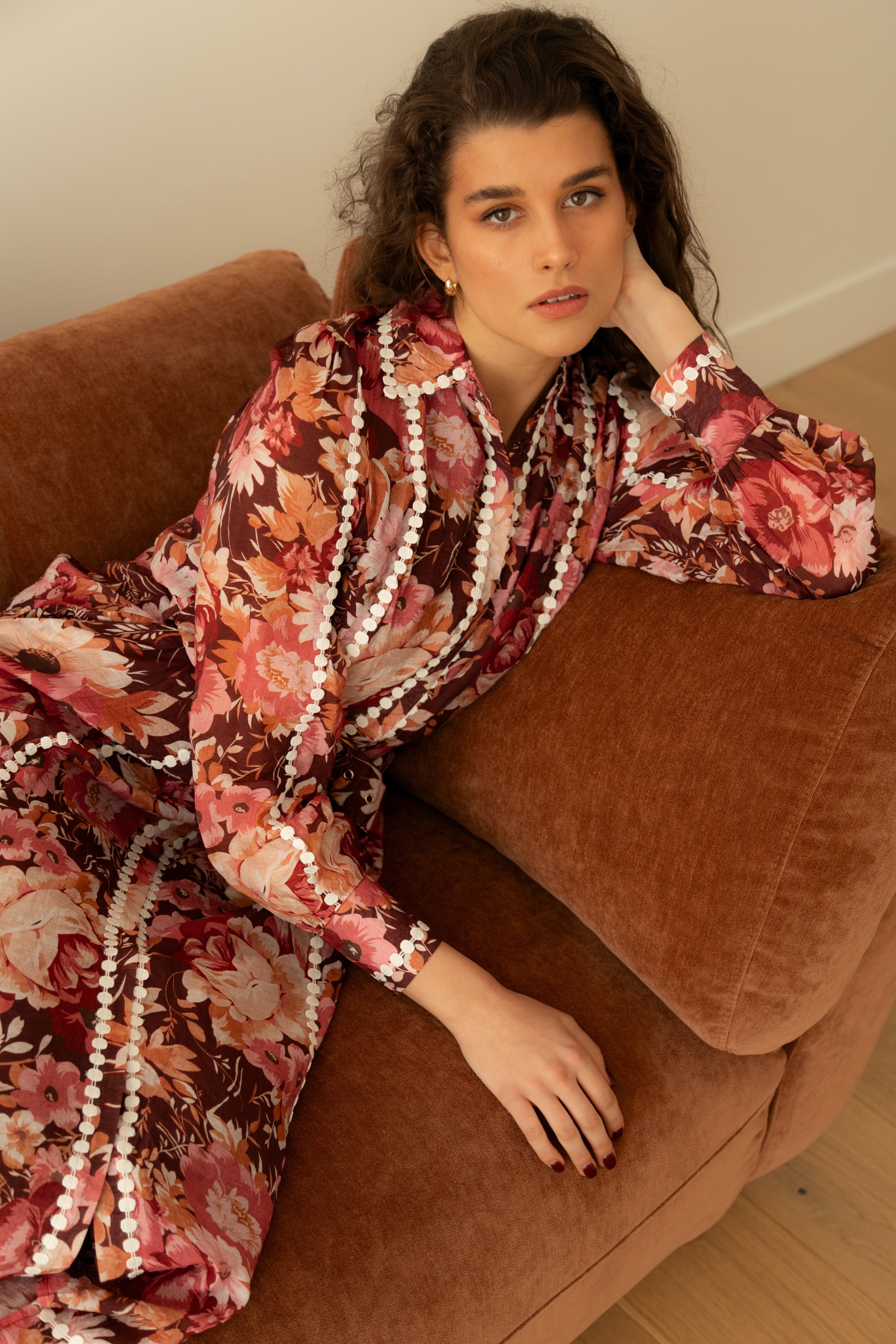 AGATHA FLORAL SHIRT DRESS