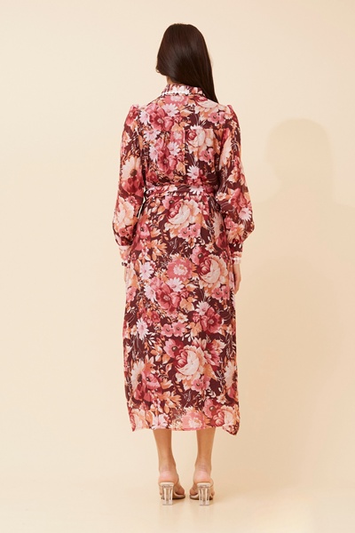 AGATHA FLORAL SHIRT DRESS