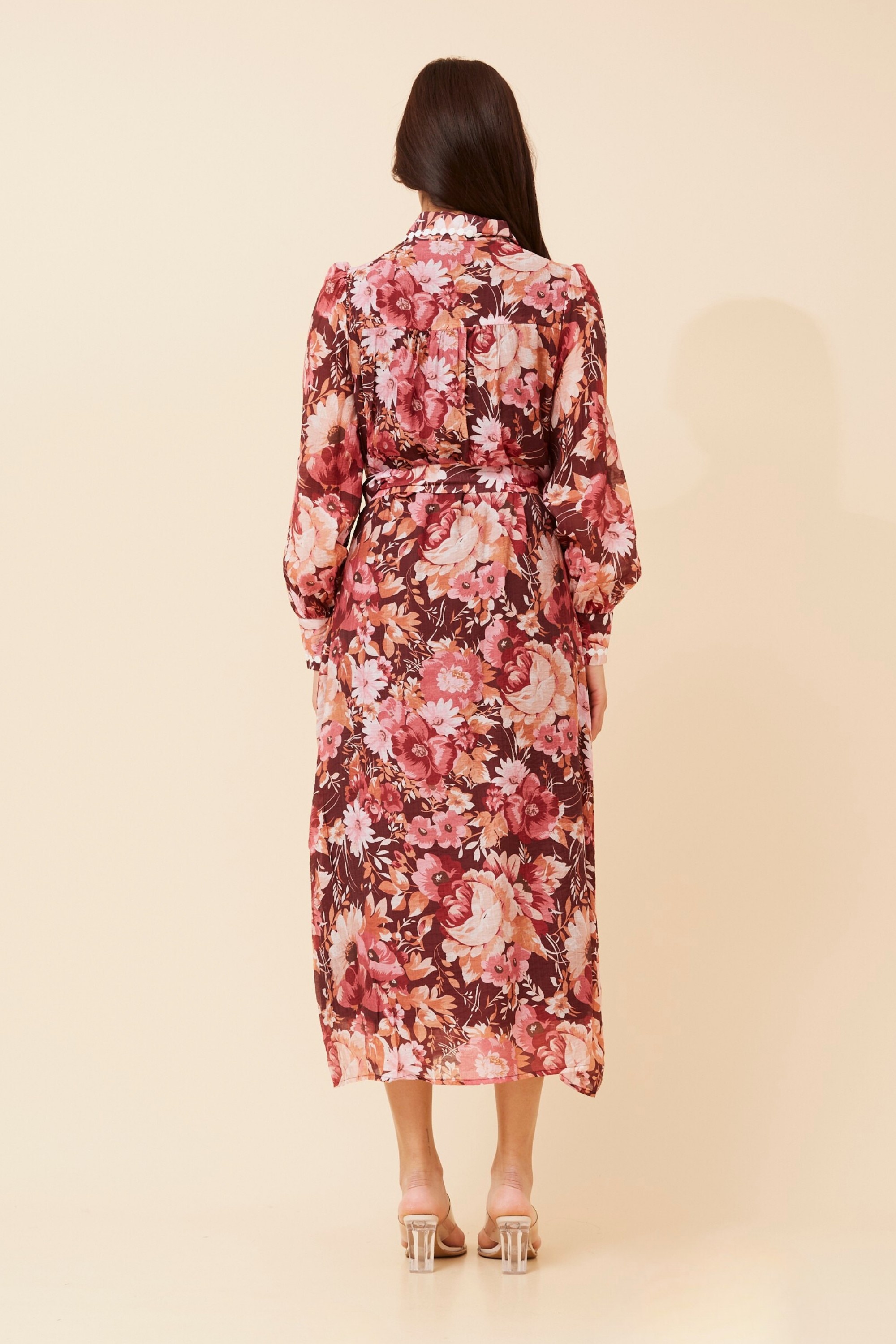 AGATHA FLORAL SHIRT DRESS