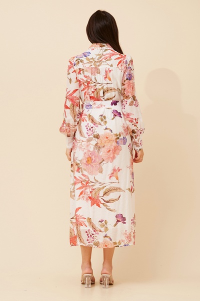 AGATHA FLORAL SHIRT DRESS