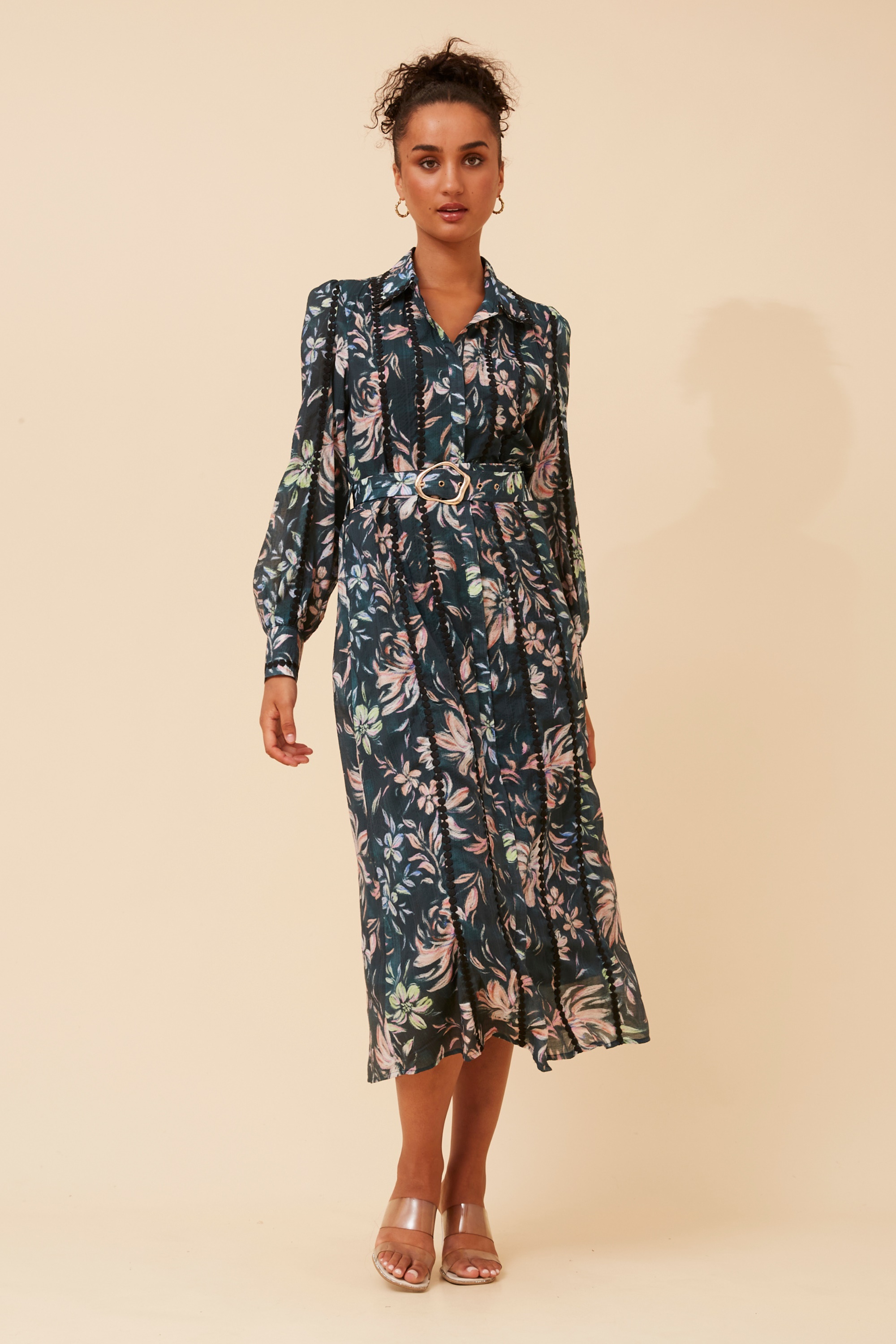 AGATHA FLORAL SHIRT DRESS