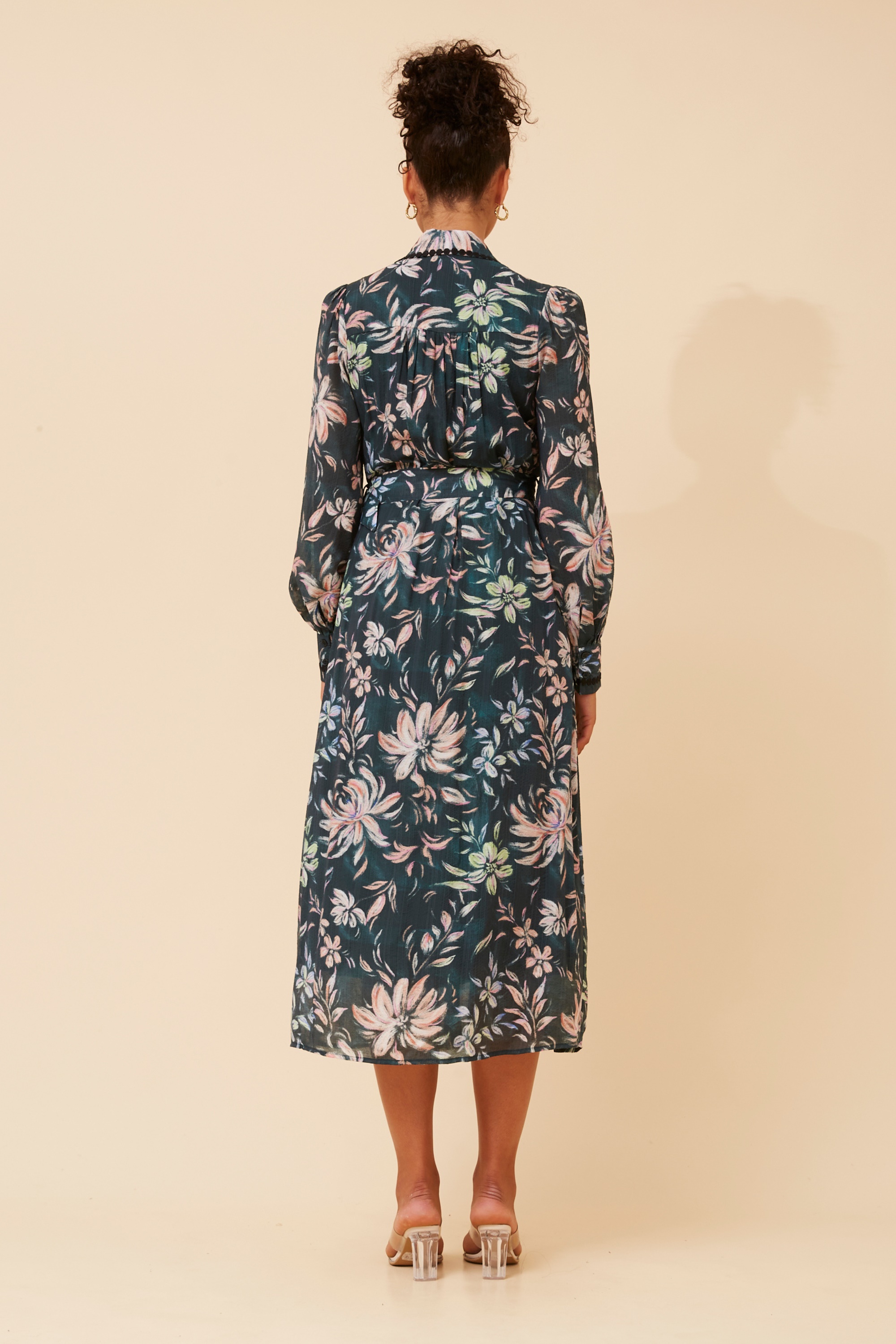 AGATHA FLORAL SHIRT DRESS
