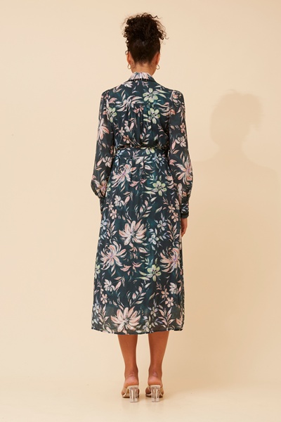 AGATHA FLORAL SHIRT DRESS