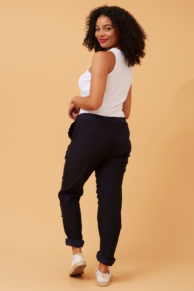 AIDA SEQUIN PATCH JOGGERS