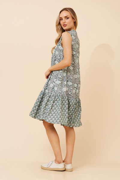 AILEEN FLORAL MIDI DRESS