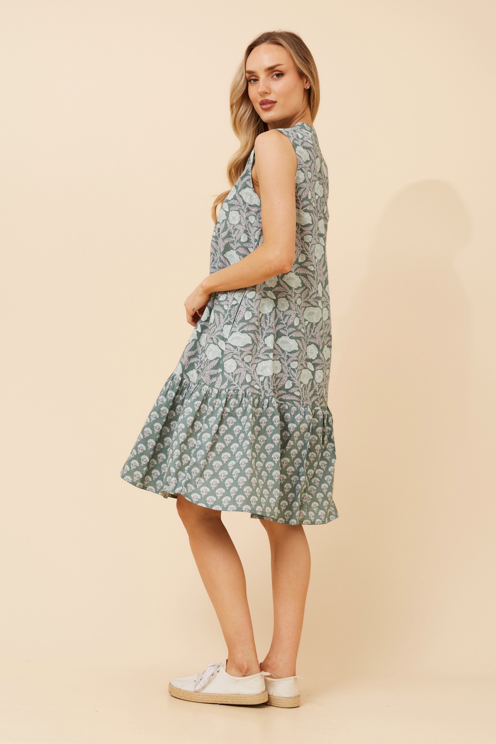 AILEEN FLORAL MIDI DRESS