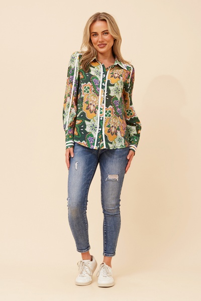 AILSA ABSTRACT PRINT SHIRT