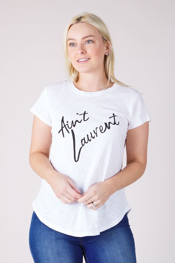 AINT LAURENT GRAPHIC TSHIRT AINT LAURENT GRAPHIC TSHIRT