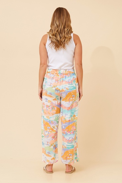 AKARIA WANDERLUST PRINT PANTS