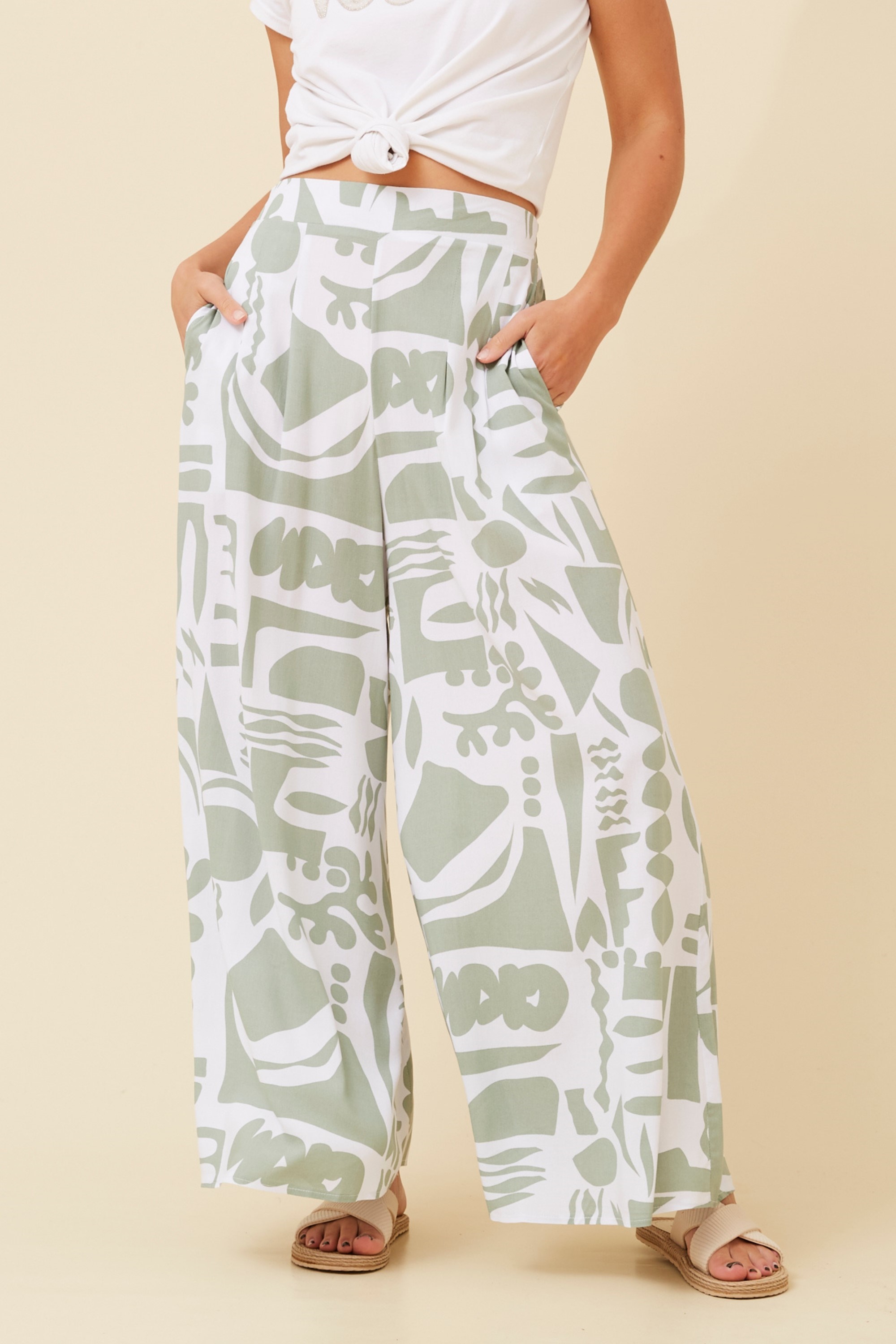 AKARIA WIDE LEG PANTS