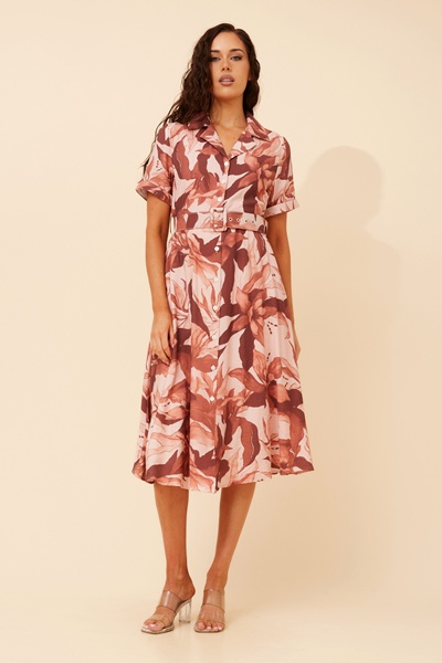 ALANIA FLORAL MIDI DRESS