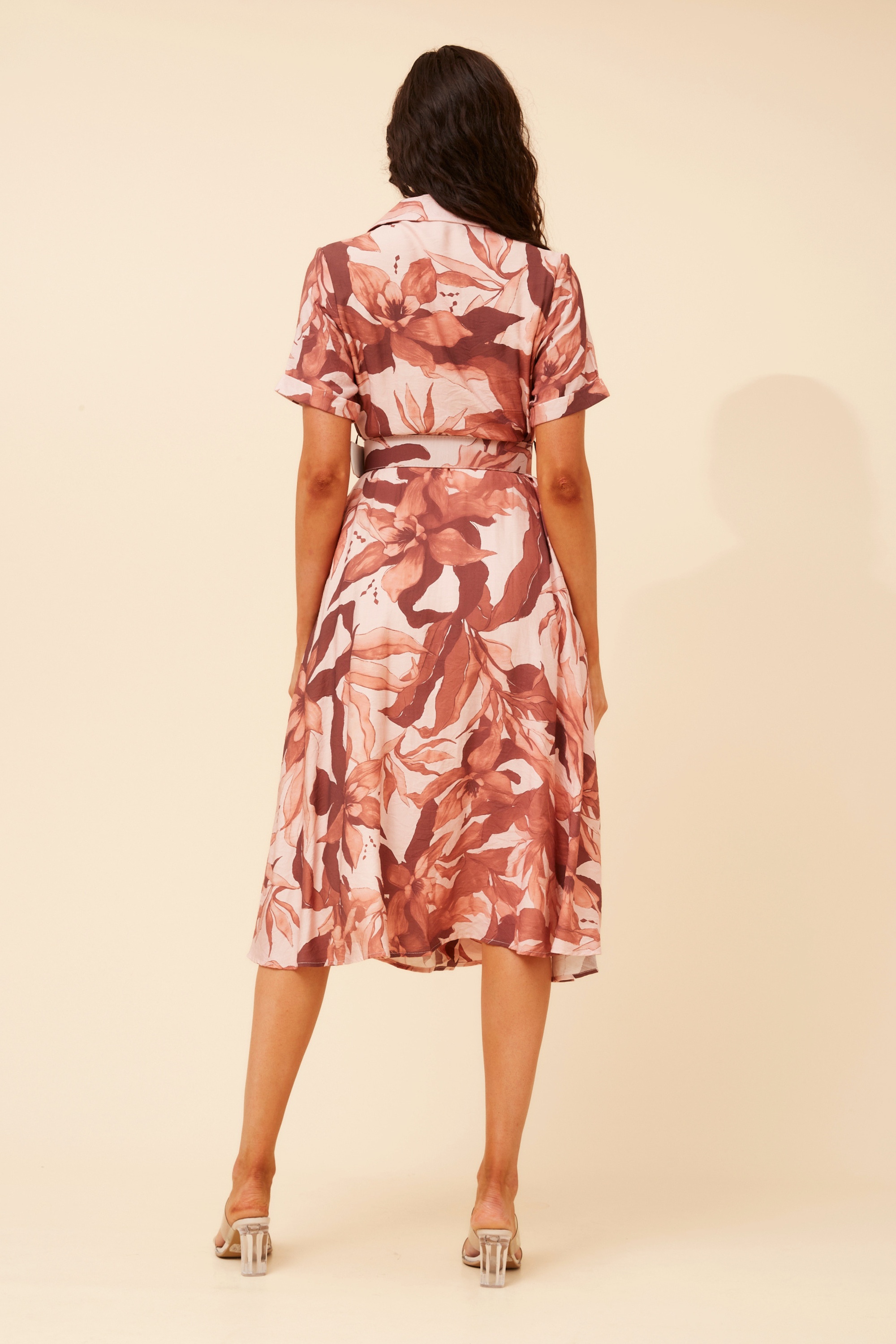 ALANIA FLORAL MIDI DRESS