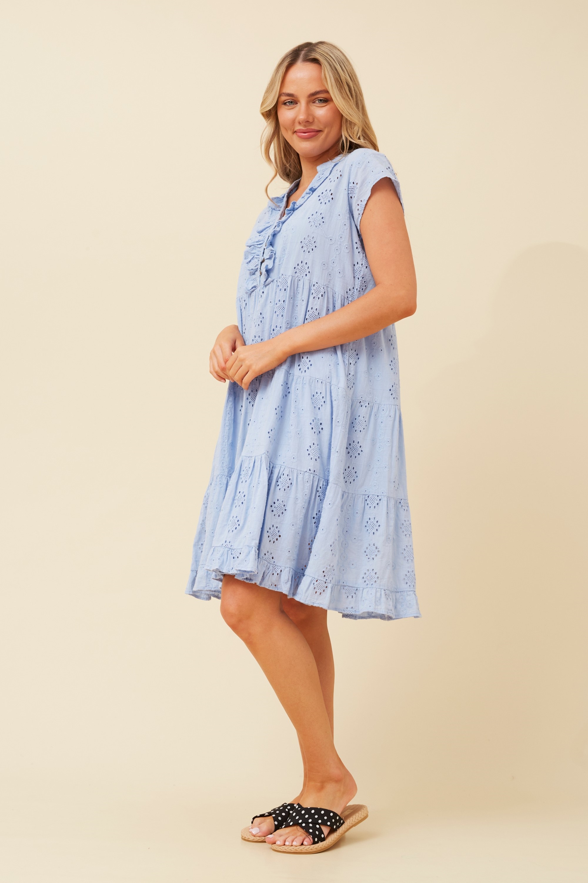 ALANIS BRODERIE ANGLAISE DRESS