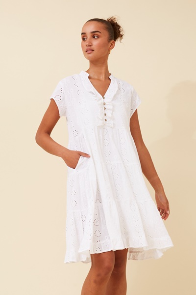 ALANIS BRODERIE ANGLAISE DRESS