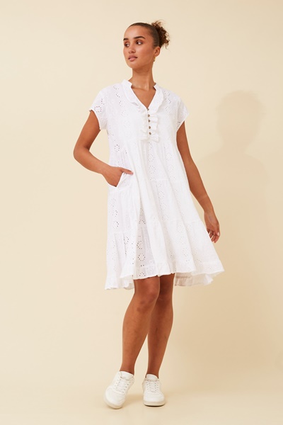 ALANIS BRODERIE ANGLAISE DRESS