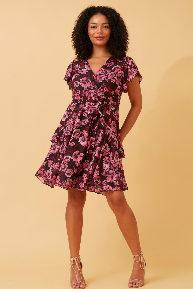 Floral short dresses on sale online