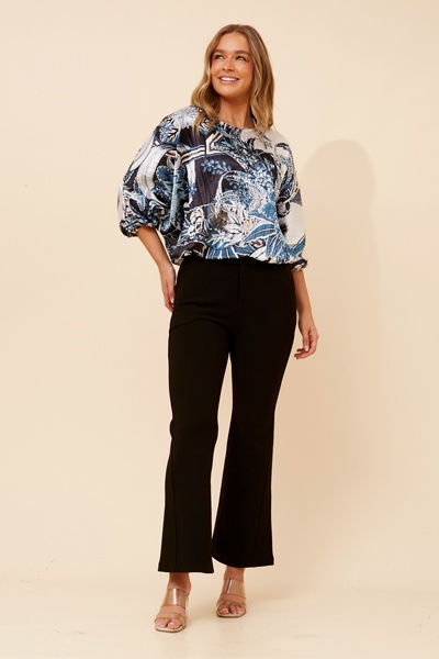 ALBERTA SCARF PRINT TOP