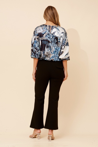 ALBERTA SCARF PRINT TOP