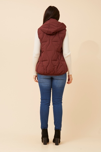 ALEJANDRA SOLID PUFFER VEST