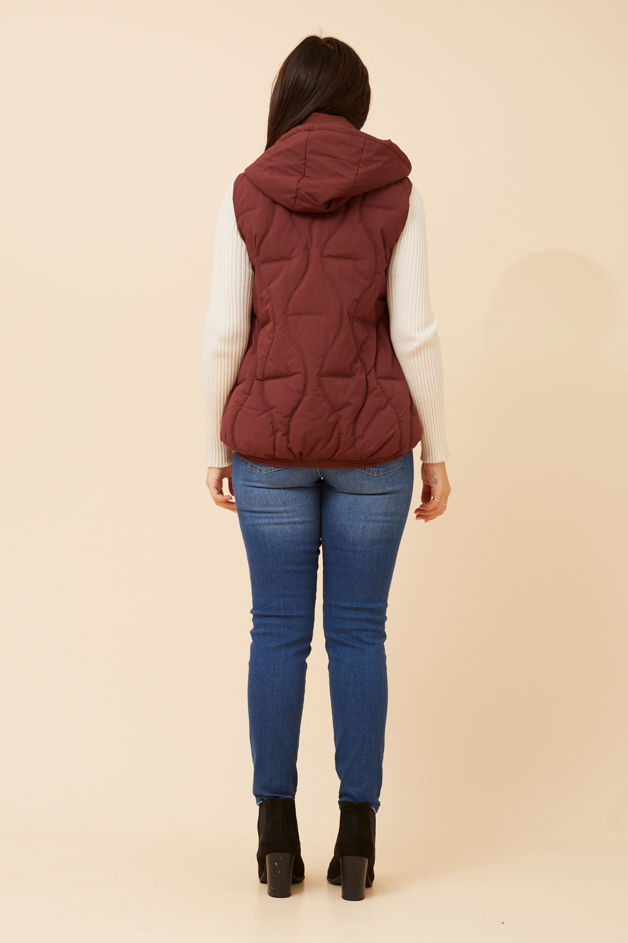 ALEJANDRA SOLID PUFFER VEST