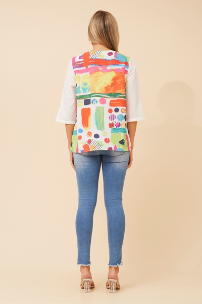 ALIA ABSTRACT PRINT TOP