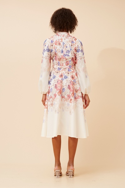 ALIATT FLORAL MIDI DRESS