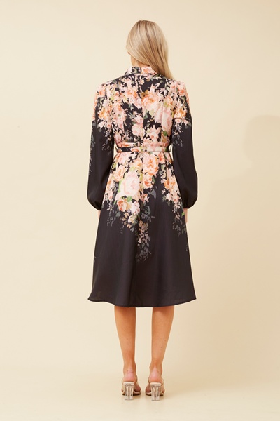 ALIATT FLORAL MIDI DRESS