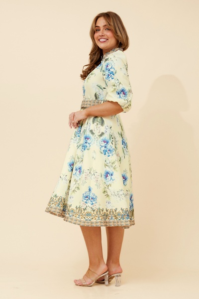 ALIATT FLORAL MIDI DRESS