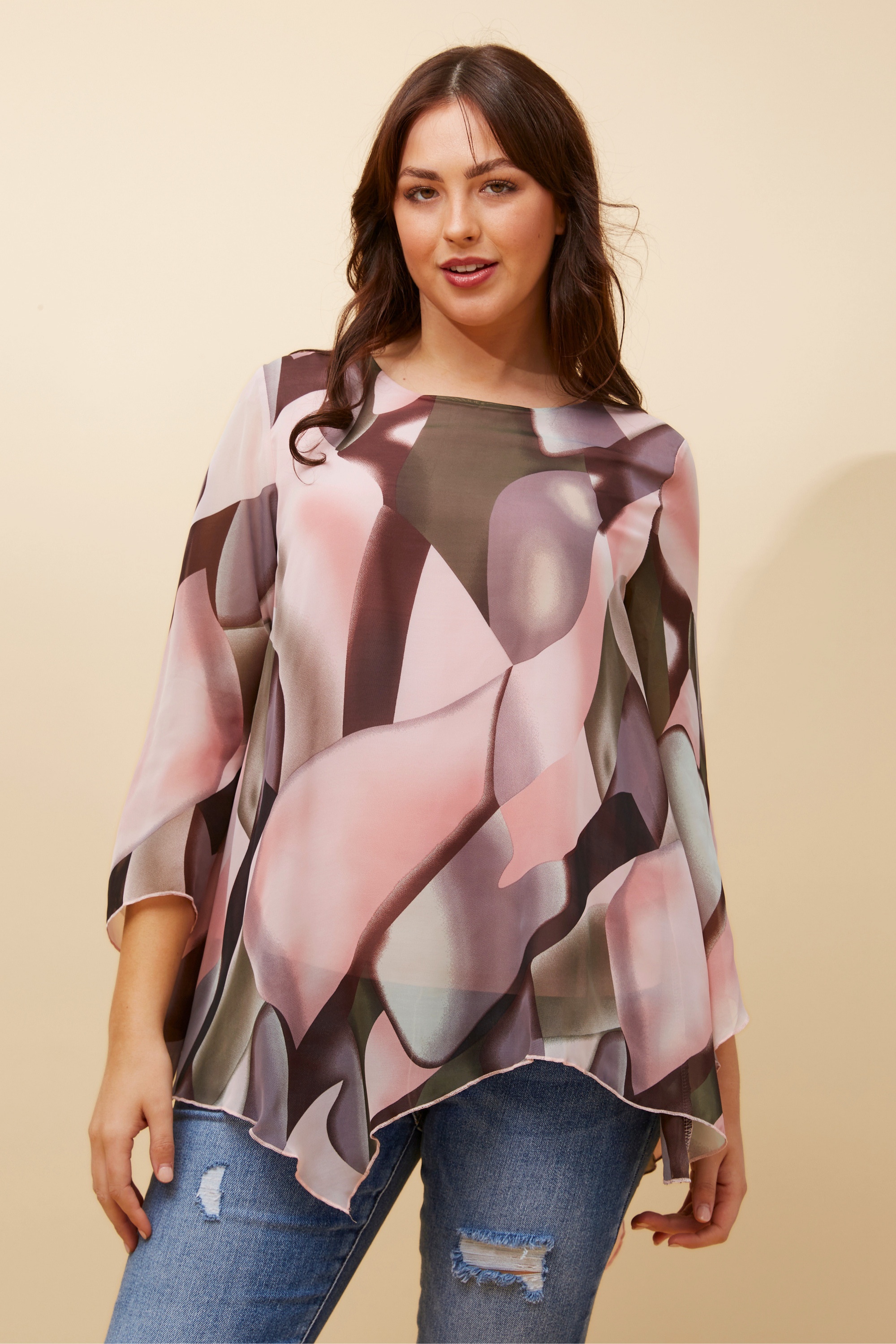 ALISON DOUBLE LAYERED TOP