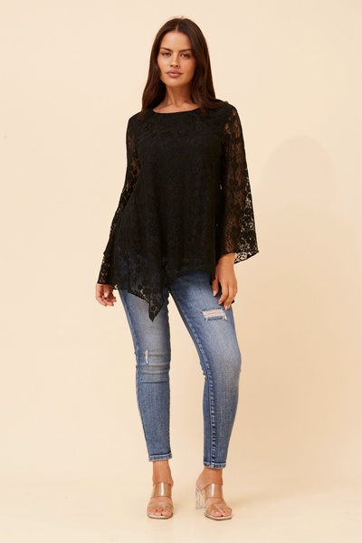 ALISON FLORAL LACE TOP