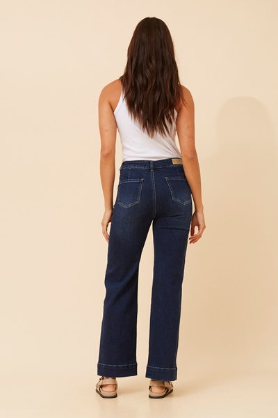 ALLON WIDE LEG DENIM PANTS